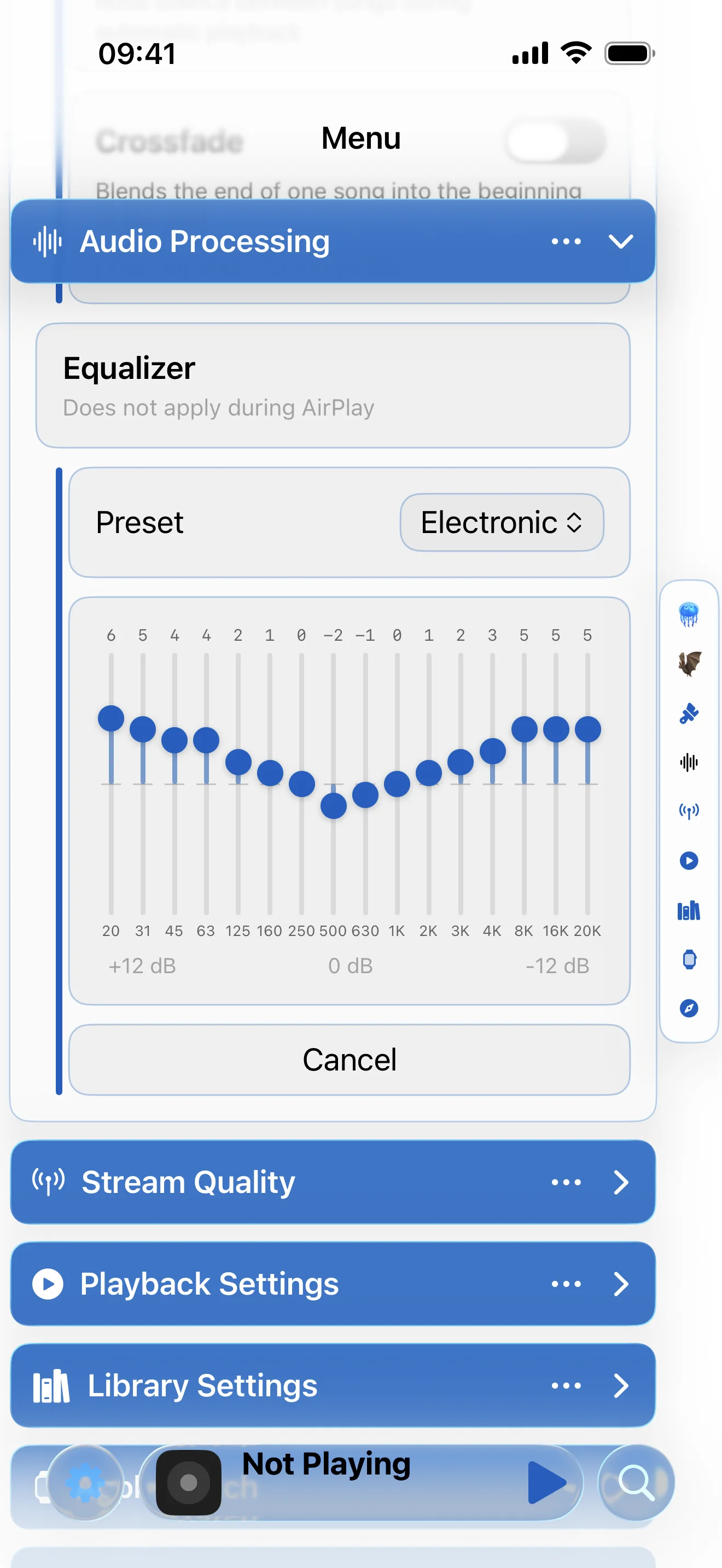 Drac's Jukebox EQ and visualizer